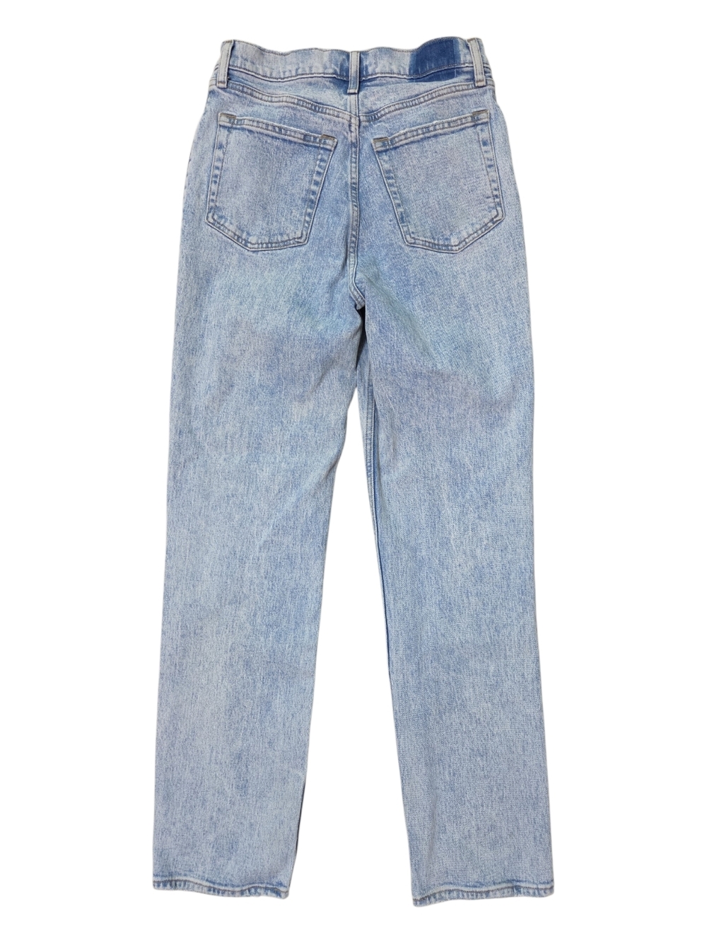 Abercrombie & Fitch Light Blue High-Rise Straight Jeans - Picture 8 of 10